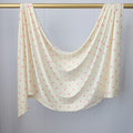 RY238 Cream Pink Polka Dot Cotton Jersey Hijab Scarf – Soft Stretch Breathable Headscarf