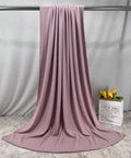 RY232 Dusty Rose Cotton Ribbed Jersey Hijab Scarf – Soft Stretch Breathable Headscarf