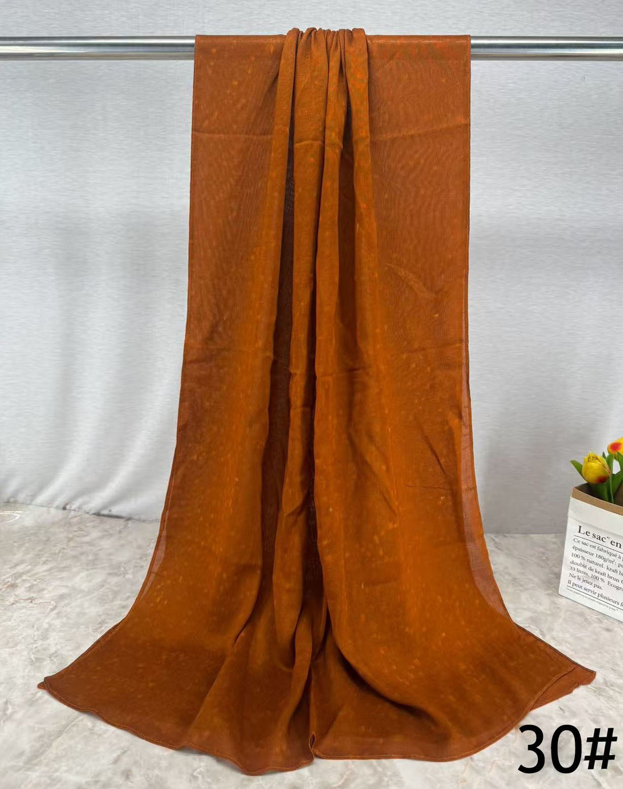 HJ06 Silky Modal Hijab - Vibrant Print Wrap Scarf for Women