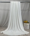 RY217 Ivory White Cotton Ribbed Jersey Hijab Scarf – Soft Stretch Breathable Headscarf