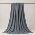 RY230 Slate Blue Grey Cotton Ribbed Jersey Hijab Scarf – Soft Stretch Breathable Headscarf