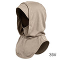 RY214 Hazel Wood Mercerized Cotton Full Coverage Hijab Cap – Sun Protection Headscarf