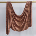 RY219 Mocha Brown Animal Print Liquid Jersey Hijab – Soft Premium Drape Scarf