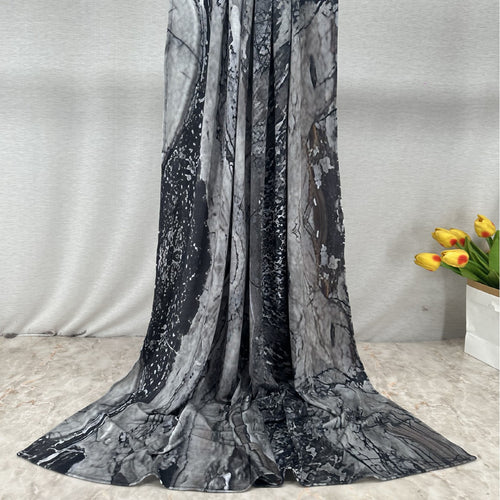 HJ09 Printed Jersey Hijab - Cotton Camouflage Scarf for Women