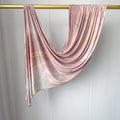 RY429 Blush Pink Gold Marble Mercerized Cotton Jersey Hijab – Soft Stretch Scarf