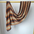 RY432 Leopard Gradient Mercerized Cotton Jersey Hijab – Soft Stretch Scarf