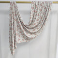 RY401 Ivory Rose Floral Printed Cotton Hijab – Soft Lightweight Scarf