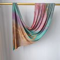 RY421 Aqua Rose Marble Mercerized Cotton Jersey Hijab – Soft Stretch Scarf