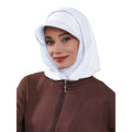 RY202 White Hijab Sport Cap with Visor – Muslim Women's Instant Athletic Head Cover