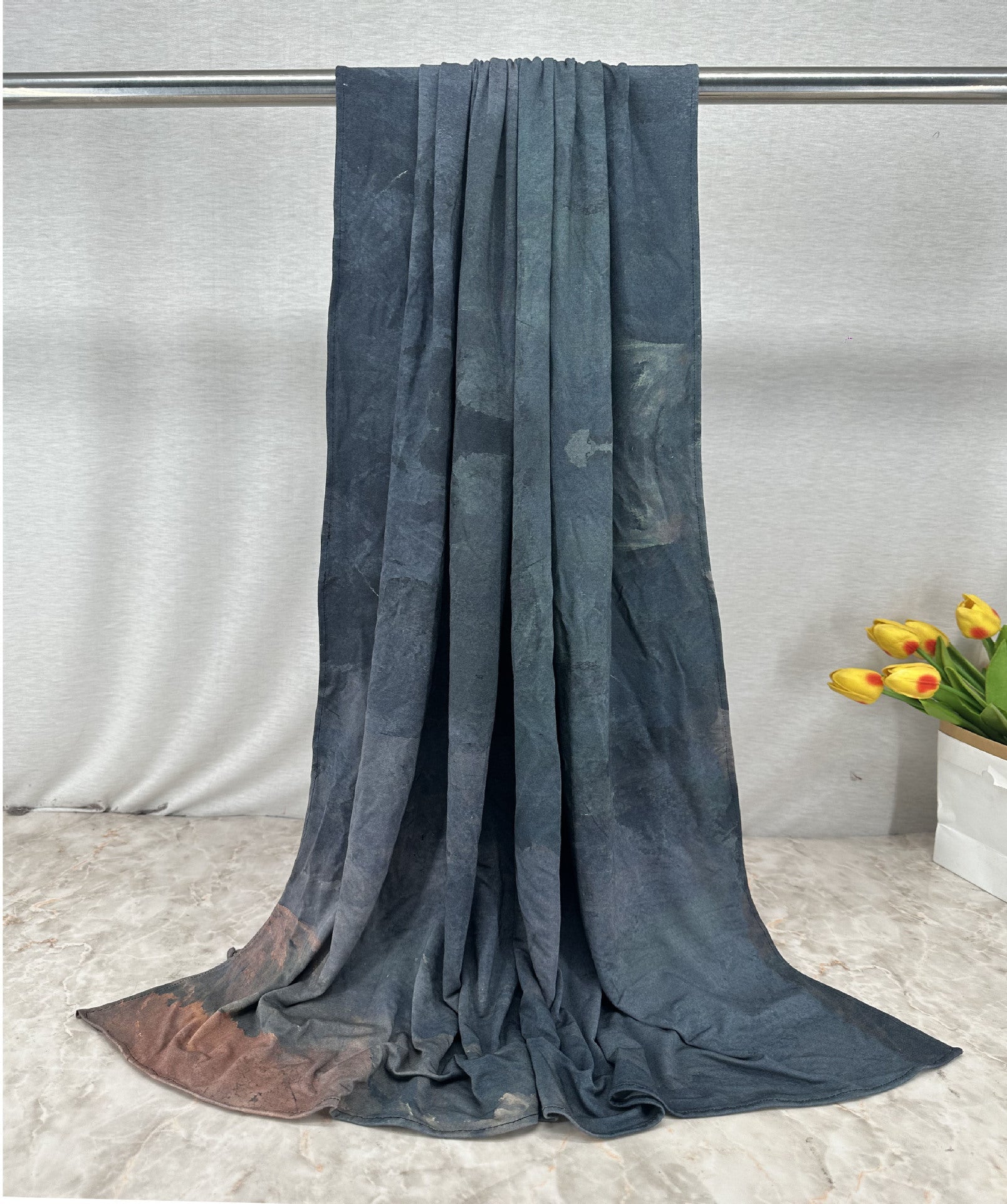 HJ09 Printed Jersey Hijab - Cotton Camouflage Scarf for Women - Raya