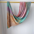 RY421 Aqua Rose Marble Mercerized Cotton Jersey Hijab – Soft Stretch Scarf - Raya
